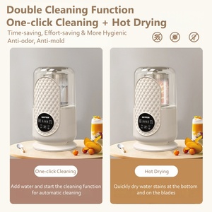 Multi-functional Glass Automatic Heating Portable Blender Small Food <strong>Processor</strong> for 3-4 People Mini Filter-Free Low Blender for - Product Image 5