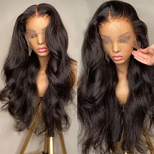 Wholesale Raw Brazilian Hair HD Lace Frontal Wig Virgin Human Hair Full Lace Wig 13x4 13x6 Glueless Lace Front Wig