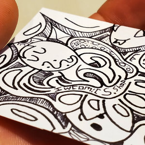 งานศิลปะการตกแต่งบ้านที่แปลกใหม่และสร้างสรรค์ภาพวาด7.15.2025การ์ตูนของ IW - Product Image 1