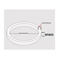 Anillo de Sujeción para Cables de Silicona de Grado Alimenticio, Resistente a Altas Temperaturas, Alta Elasticidad y al Desgaste, Venta Directa de Fábrica