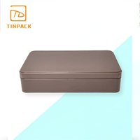 Kotak Kaleng Minimalis Matte Food Grade dengan Cetakan Kustom untuk Penyimpanan Kue Kering, Biskuit, dan Cokelat