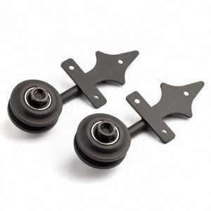 ชุดอุปกรณ์ฮาร์ดแวร์ประตูบานเลื่อนแบบมินิ WEKIS รุ่นใหม่ ทำจากโลหะผสมสังกะสี ทนทาน สำหรับประตูตู้เดี่ยว พร้อมตัวเลือกปิดแบบนุ่มนวล - Product Image 2