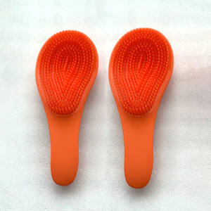 Vente chaude Rose Or Violon Forme Long Manche Démêlant Humide Coussin Rond Caractéristique <span class=keywords><strong>pour</strong></span> <span class=keywords><strong>Cheveux</strong></span> Bouclés et Brosse À <span class=keywords><strong>Cheveux</strong></span> Enchevêtrés - Product Image 3