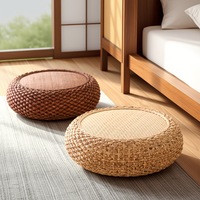 Coussin de sol tissé épaissi pour salon, style japonais, pour la méditation, la salle de thé, la prière et la pratique du zen