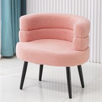 Fauteuil de salon de luxe en velours doré de style nordique moderne, mobilier de maison en métal pas cher, vente en gros