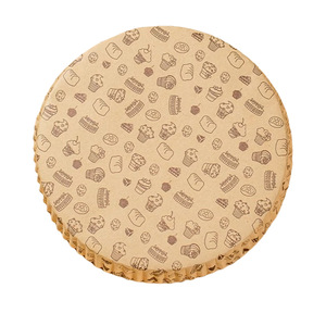 Bandejas de papel para pizza de 4 y 6 pulgadas, papel para hornear, a prueba de grasa, apto para freidoras de aire, resistente a altas temperaturas, desechable - Product Image 1