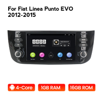 MEKEDE-REPRODUCTOR multimedia para coche Fiat Linea Punto EVO, sistema de radio y dvd con sistema Android, para modelos del año 2012 al 2015
