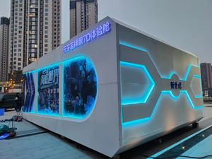 5D 9D Flying Theatre Simulator Sistema de pista de vuelo de metal interior para centros comerciales y aeropuertos - Product Image 3