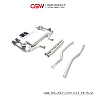 CGW de pièces d'auto de qualité supérieure soupape d'échappement silencieux conseils de tuyauterie pour Jaguar f-type 3.0T Catback système mon 2019