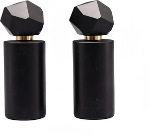 Luxury <b>Empty</b> <b>Perfume</b> <b>Bottle</b> 50ml Matte Clear Glass with Pump Sprayer Hot Stamping 100pcs MOQ - Product Image 1