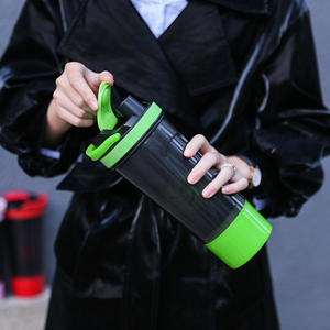 Personnalisable Mon Logo Sans Bpa En Plastique Gym Fitness Bouteille De Protéine 500ml Bouteille D'eau En Plastique pour <span class=keywords><strong>Shaker</strong></span> - Product Image 2