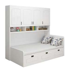 ชุดห้องนอนปรับแต่งได้ทันสมัยพร้อมตู้<span class=keywords><strong>เสื้อผ้า</strong></span>เสื่อตาตามิแบบบูรณาการและตู้หนังสือประหยัดพื้นที่เตียงไม้เอ็มดีเอฟอพาร์ทเมนต์ขนาดเล็กสำหรับเด็ก - Product Image 6