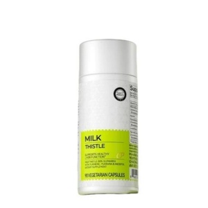 Cardo mariano para adultos con 6 ingredientes nutritivos para el hígado, apoyo a la salud hepática, desintoxicación, suplemento dietético vegetariano con extracto de cúrcuma - Product Image 1