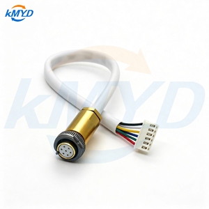 Connecteur femelle 7 broches PC-7/PY04-7 en cuivre nu 200V PY04 <span class=keywords><strong>PC7</strong></span>, faisceau de câbles PVC/Silicone, longueur personnalisée pour équipement audio - Product Image 6