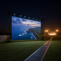 Écran LED de location extérieur P3.91 IP65 visible en plein soleil, mur vidéo LED 3840 Hz pour scène, église, événement, exposition, publicité