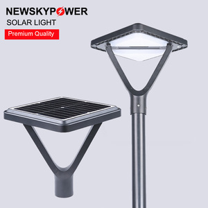 Lampe solaire de cour la plus vendue, design carré simple, hauteur d'installation de 2 à 4 mètres, sans câblage, idéale pour les allées. - Product Image 6