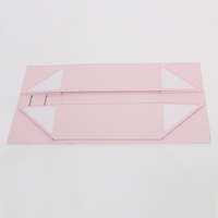 Boîte de rangement pliable et recyclable avec lamination brillante et mate, gaufrage, estampage, vernissage, fabriquée en carton gris