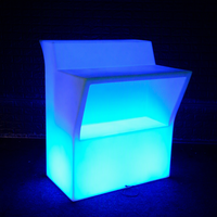 Table de bar LED mobile illuminée moderne en promotion pour la maison, les hôtels, les appartements et les boîtes de nuit
