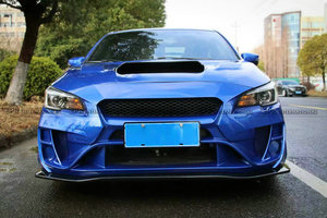 Splitter avant inférieur léger de type M compatible P-VAG-FB-M pour Subaru WRX VAB 2018-2021, fixation par boulons, modèle sport - Product Image 2