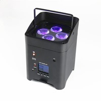 Bolsa de Transporte 4 en 1 para Luces LED RGBW de Aluminio y Plástico, Iluminación de Escenario, 6 Piezas de 18W, WiFi Inalámbrico, IP33, DMX512