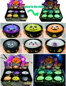 Caja Misteriosa de Halloween con Juguetes que Brillan en la Oscuridad, Regalo de Juguete Blandito para Aliviar <span class=keywords><strong>el</strong></span> Estrés en Halloween - Product Image 3