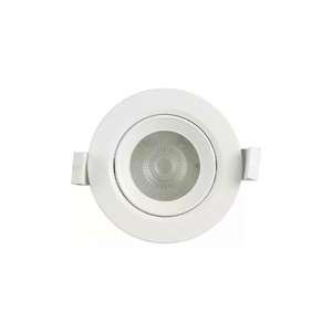 Faretto LED rotondo da 5W, angolo regolabile, luce bianca, ideale per illuminazione ambientale e direzionale in case e uffici. - Product Image 1