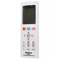 Control Remoto de Repuesto para Aire Acondicionado HUAYU K-6100 IR, Universal para Calentar y Enfriar, Compatible con Todas las Marcas de Aire Acondicionado