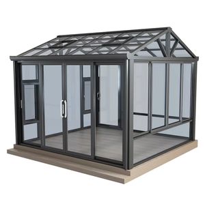 Véranda moderne en aluminium sur mesure Xilonghe, 4 saisons, double vitrage trempé, cour résidentielle, patio extérieur, <span class=keywords><strong>solarium</strong></span> - Product Image 6