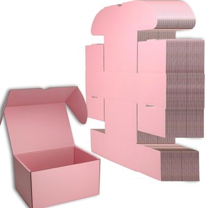 Caja de Envío Plegable de Cartón Corrugado Reciclable, Caja de Embalaje Resistente y Plegable de Alta Resistencia - Product Image 5