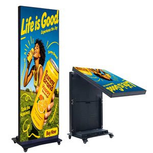 Lightweight P1.53 GOB Foldable LED Standee Smooth Animation Sports Event Store Display - Product Image 2