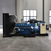 Groupe électrogène diesel Weichai à châssis ouvert 1500 kVA 1200 kW, 12 cylindres, 39,2 L, 2160 A, triphasé pour centre de données et alimentation industrielle