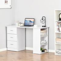 Bureau d'ordinateur commercial en bois moderne minimaliste multifonctionnel de haute qualité avec tiroirs pour bureau à domicile et salon
