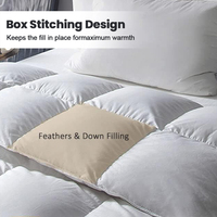 2023 nouveauté chambre double reine taille matelassé roi duvet d'oie moelleux sur mesure haute qualité lit couette ensemble