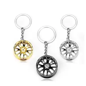 Portachiavi a forma di cerchione auto, merchandising personalizzato - Product Image 1