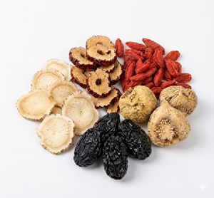 Tisana Premium Biologica ai Cinque Tesori di Ginseng di Bozhou, Senza Zucchero e Caffeina, Anhui World Capital Herbal - Product Image 3