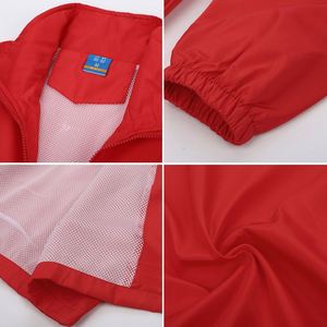 <b>Mens</b> Blank Bulk Stand Collar Windbreaker Fabric With Zipper Custom Printed Windbreaker Waterproof - Product Image 4