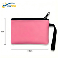 Pochette à monnaie et clés en néoprène, mini sac de voyage portable, étanche et résistant à l'usure, personnalisable
