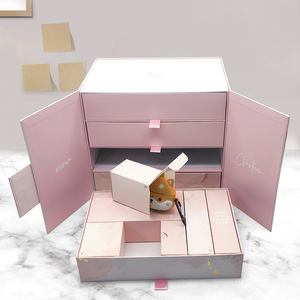 Custom Printing Gold Foil Cardboard Pink 24 Drawer Gift <strong>Empty</strong> Paper Makeup Beauty Christmas <strong>Advent</strong> <strong>Calendar</strong> <strong>Box</strong> for Cosmetic - Product Image 6