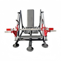 Machine à tractions inclinée à barre en T, à charge de plaques, de qualité supérieure, pour usage commercial, bras et jambes, acier, pliable, réglable