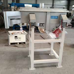 Impurity Removal 5mm and 10mm Stainless <strong>Steel</strong> 304 Calcium Carbonate Chemical Powder Horizontal Vibrating Screen Machine - Product Image 1