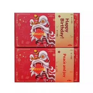 Caja <span class=keywords><strong>de</strong></span> Regalo Personalizable Sorpresa, Caja Roja Festiva para Cumpleaños, Caja <span class=keywords><strong>de</strong></span> Regalo Plegable Creativa con un Toque <span class=keywords><strong>de</strong></span> Ceremonia - Product Image 5