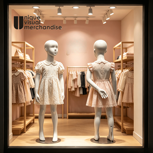 Maniquí de Exhibición de <span class=keywords><strong>Ropa</strong></span> Infantil, Blanco, <span class=keywords><strong>para</strong></span> <span class=keywords><strong>Ropa</strong></span> de Niños y Escaparates - Product Image 1