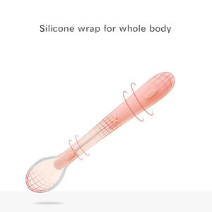 Cucharas de Silicona Orgánica para Alimentación, Material Libre de BPA, <span class=keywords><strong>Cabeza</strong></span> Suave, Juego de Cucharas de Seguridad para Alimentar Bebés, Juego de Cucharas para Comer para Niños - Product Image 5