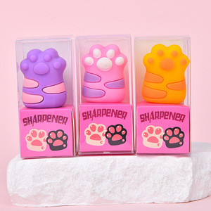<span class=keywords><strong>Taille</strong></span>-<span class=keywords><strong>crayon</strong></span> créatif en silicone pour l'école, motif patte de <span class=keywords><strong>chat</strong></span> mignon et kawaii, pour filles - Product Image 2