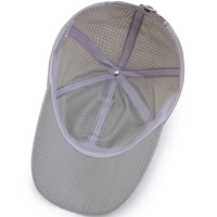 Casquettes de baseball unisexes Bangfei FLS215 OEM, nouveau design sportif, en tissu Dobby, séchage rapide, respirantes, polyester, 6 panneaux, logo imprimé au laser.