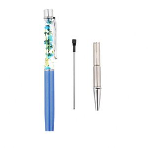 Bolígrafo de Metal con Flores Secas Flotantes en Líquido, Personalizable con Logotipo, Bolígrafo con Aceite de Flores - Product Image 6
