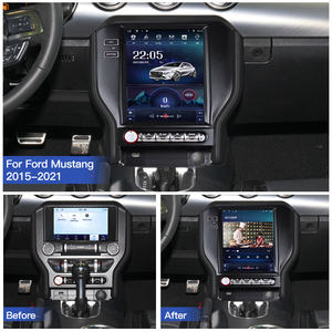 Radio HFMidia de 9.7 Pulgadas con Pantalla Vertical, Multimedia, Reproductor de Video, para Ford Mustang 2015-2021, CarPlay Inalámbrico - Product Image 5