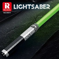 Reobrix 99010-99013 Sable de Luz Espacial, Espada de la Fuerza, Ladrillos de Construcción para Niños, Sets de Bloques de Construcción para Cosplay de Jedi
