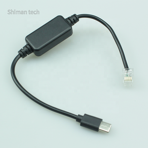 <span class=keywords><strong>USB</strong></span> C để RJ12 6P6C nối tiếp chuyển đổi UART TTL RS232 giao diện điều khiển cáp CP2102 - Product Image 5