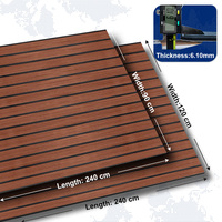 XYFMarine Usine Directe Anti UV Adhésif Étanche Marine Plancher Faux Teck Feuille Bateau Yacht PE/EVA Mousse Decking